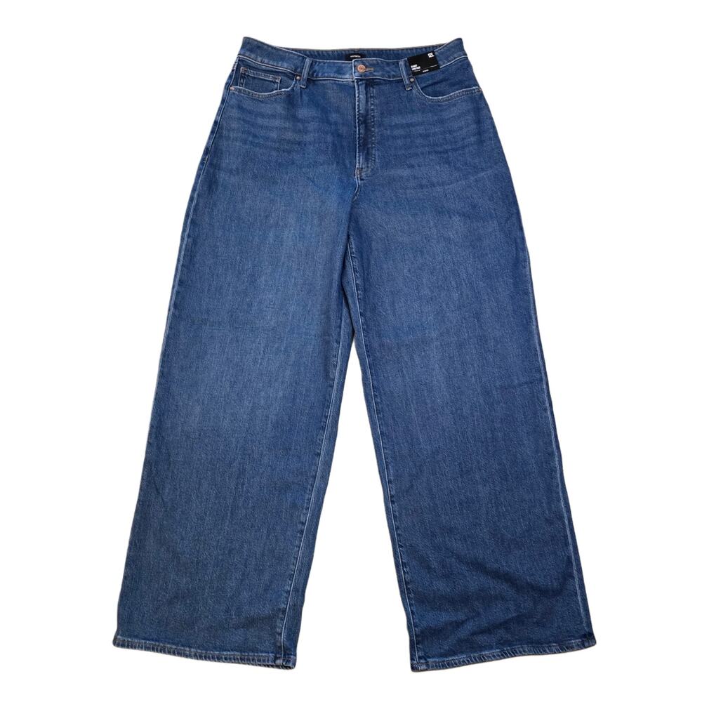 12 Long Express Low Slung Baggy Low Rise Jeans 12L Medium Wash Stretch Denim